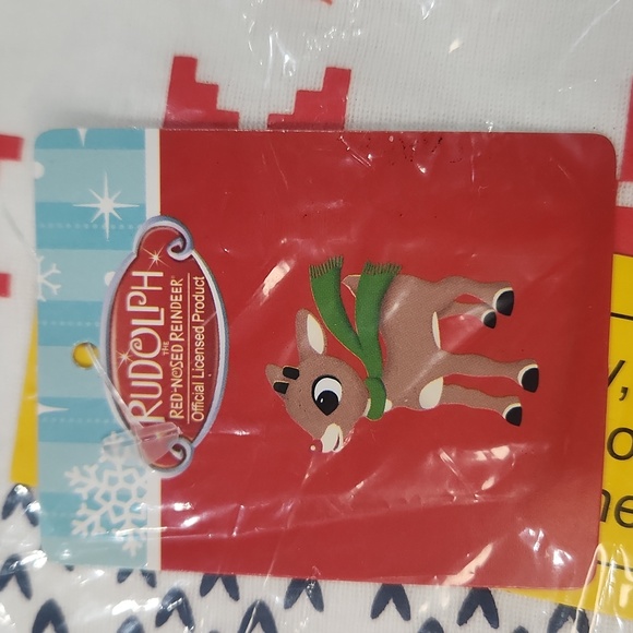 NWT Rudolph Rednose Reindeer Official Licensed Product Rudolph Fair Isle PJs - Picture 5 of 6